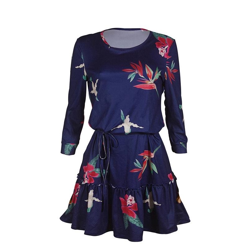 Premium Quality Fashion Women Long Sleeve Bodycon Casual Party Evening Mini Dress