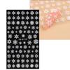 New Year Nail Art Decorations Christmas Nail Stickers Snowflake Nail Stickers Christmas Nail Decals