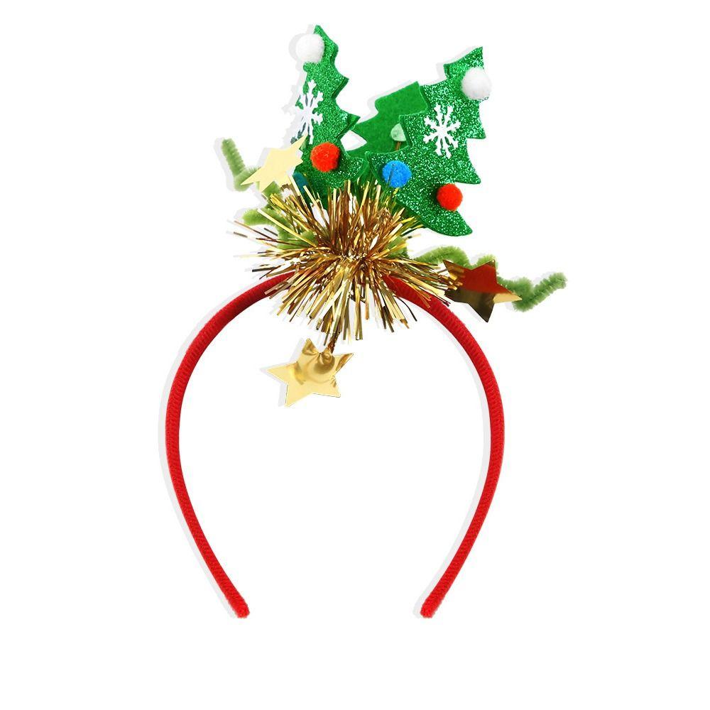 Snowman Reindeer Christmas Headbands Cute Merry Christmas Decorations  Party Favors