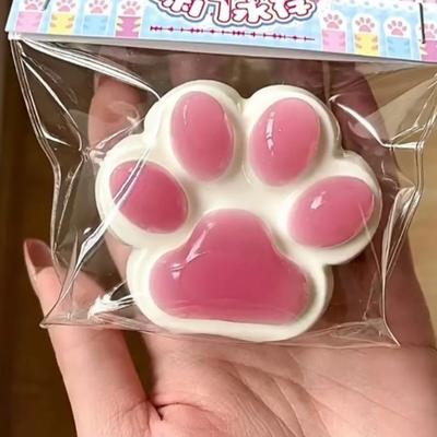 Сквоши Игрушка Кавайная Кошачья Лапка Мягкая Игрушка для Сжимания Медленно Восстанавливающаяся Снятие Стресса Декомпрессионные Сквоши Игрушка-Непоседа для Детей Взрослых Подарки