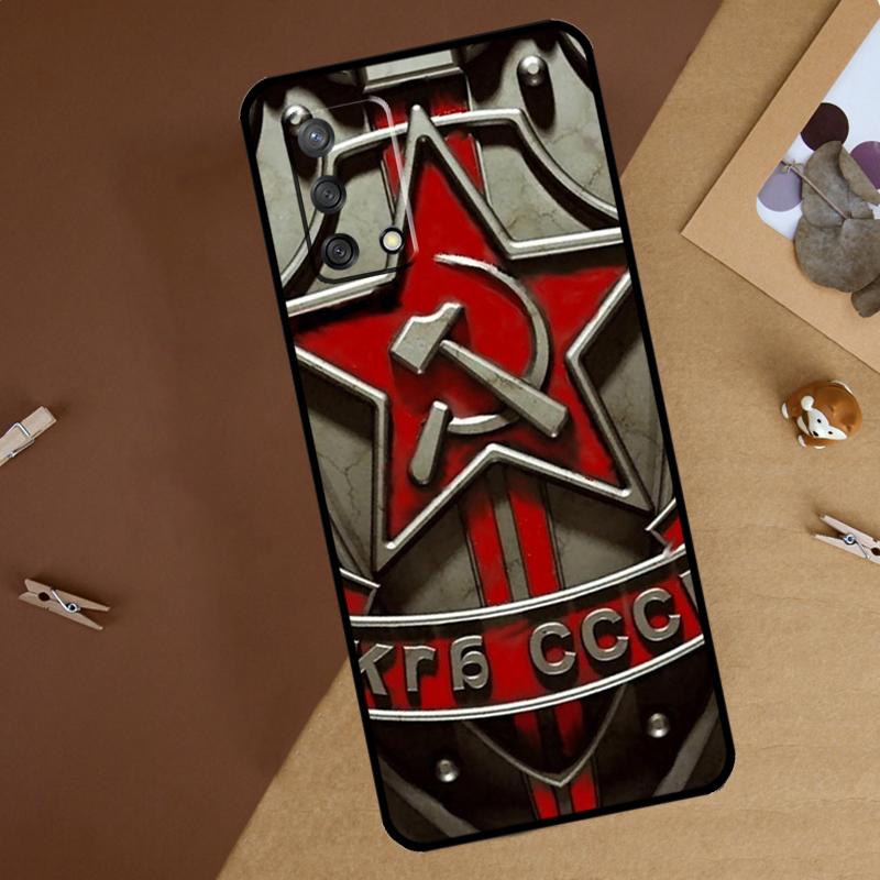 Soviet Union USSR Flag Case For OPPO A31 A53 A53S A52 A54 A72 A74 A83 A91 A93 A94 A5S A15 A16 A5 A9 2020 Coque