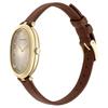 Emporio Armani Двухстрелочные коричневые кожаные часы AR11708
