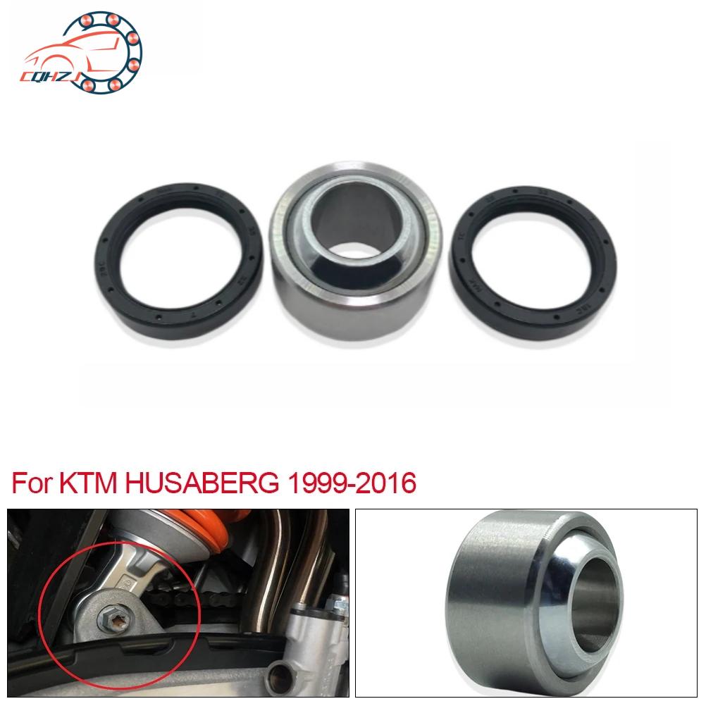 Motorcycle Radial Joint Bearing Dirt Bike PDS Rear Shock Absorber Lower Fisheye Bearings Oil Seal Kit For KTM HUSABERG 1999-2016