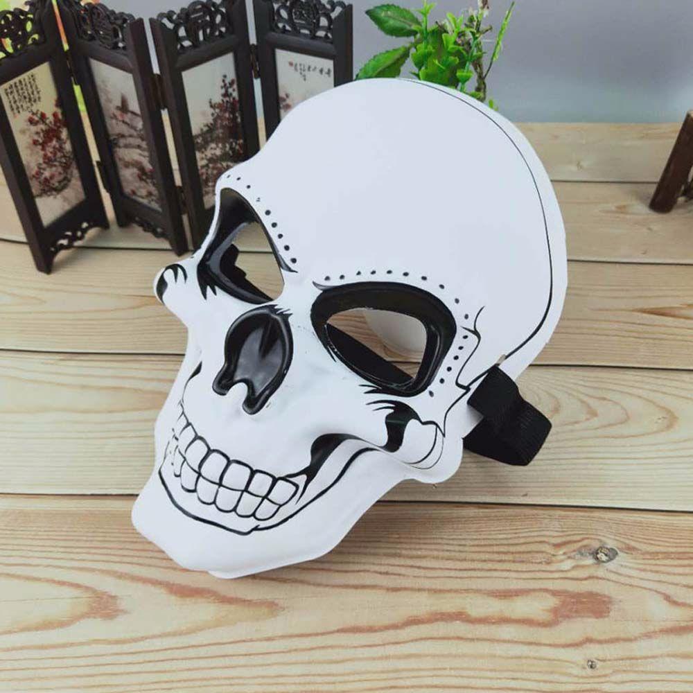 EL Dedicated Headwear Mask Skull Ghost Party Props Horror Mask Party Mask Props Cosplay Mask