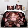 A-Attack O-On T-Titan Bedding Sets Anime 3D Printed Duvet Cover Set Soft Skin-Friendly Boys Adult King Size Home Textiles