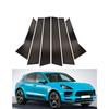 6PCS Car Pillar Posts Door Window Trim Cover For Porsche Macan 2014 2015 2016 2017 2018    2022 Accessories Auto
