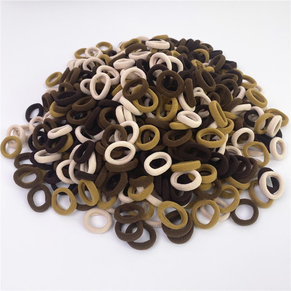 50/100Pcs Hair Bands for Children Colorful Nylon Scrunchie Hair Ties Rubber Band Kids Elastic Hair Leagues Girl Accessories
