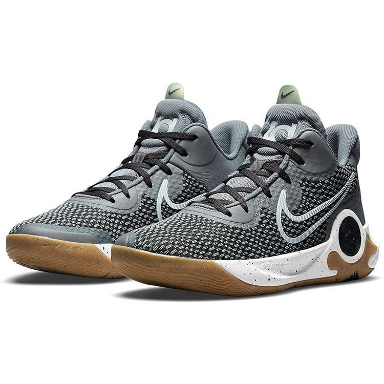 Nike KD Trey 5 IX Smoke Grey Unisex Sneakers Dark-Smoke-Grey Barely-Volt Pure-Platinum CW3400-003