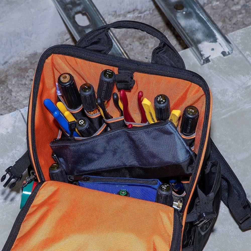 Stand-Up Style Repair Tool Bag Zipper Hardware Storage Toolkit Durable Gadgets Pouch Electrician