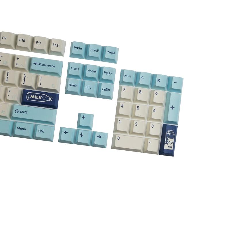 143 клавиши Fruity Milk Keycaps Profile PBT Dye Sublimation Mechanical Keyboard Keycap для MX h 61/68/87/98/104