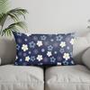 Home Decor Floral Leaves Pattern Throw Pillow Suitable For Sofa Bedroom Car Pillow Cover Cushion Rectangular Back Cushion