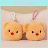 Charming Bear Plush Pendant Keychain With Soft Pp Cotton Filling For Fun Accessory