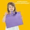 Silicone Mat For Painting Silicone Sheet With Palette Reusable Graffiti Craft Mat With Cup Washable Drawing Board For Kids DIY