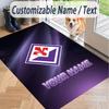 Custom Text Printed Rug Fiorentina FC Non Slip Floor Carpet For Home Room Decor