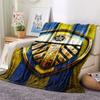 1PC Leeds United F.C Patterned Flannel Blanket Suitable For All Seasons for Home Decor Warmth and Comfort Gifts Holiday Present