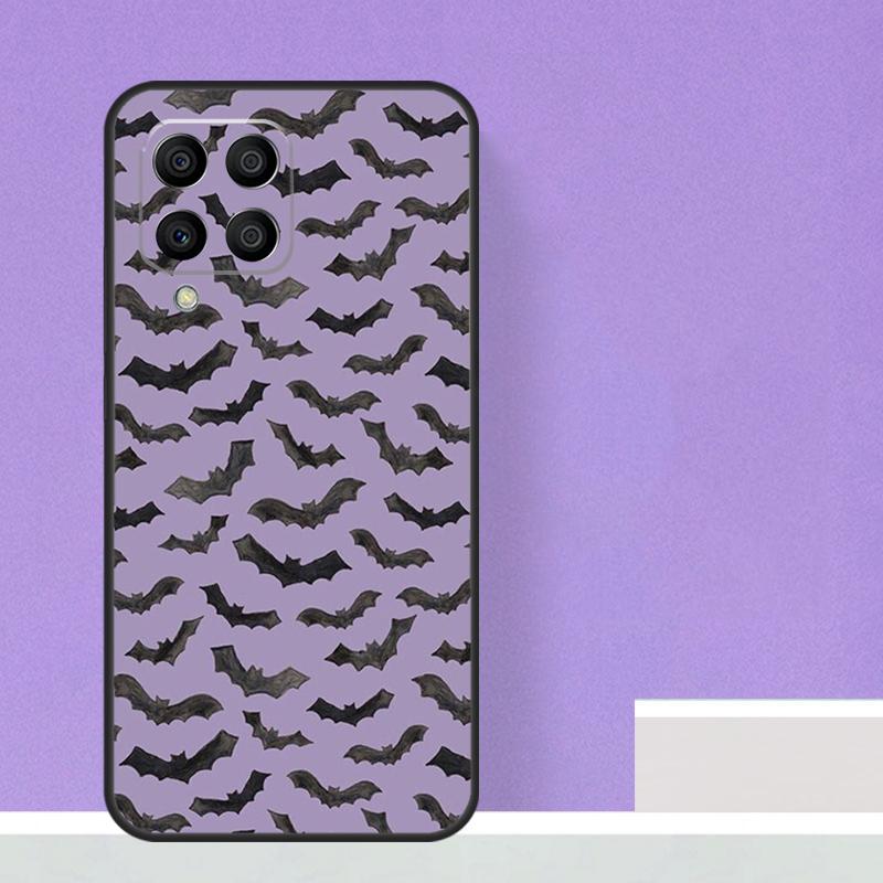 Halloween Vampire Bats For Samsung Galaxy M12 M32 M52 M14 M34 M54 M21 M51 M31 M30s M20 M15 M55 M13 M33 M53 Case