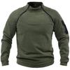 Men's Stand Collar Sweater Pullover Outdoor Warm Tactical Bottoming Shirt
