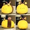 Пчела, плюшевая подушка, мягкая, безопасная, мягкая игрушка, креативный дизайн, универсальная кукла для девочек, для домашнего декора, время сна