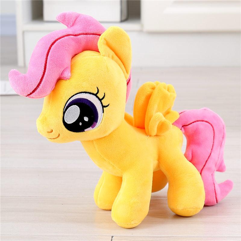New My Little Pony Plush Toys Twilight Sparkle Pinkie Pie Rarity Fluttershy Applejack Rainbow Dash Stuffed Doll Kid Xmas Gift