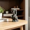 Украшения 'Мыслитель' 3D-печать Скандинавский стиль Статуэтка Компактная Современное искусство Фигурка Острые грани Настольная Книжная полка Скульптура