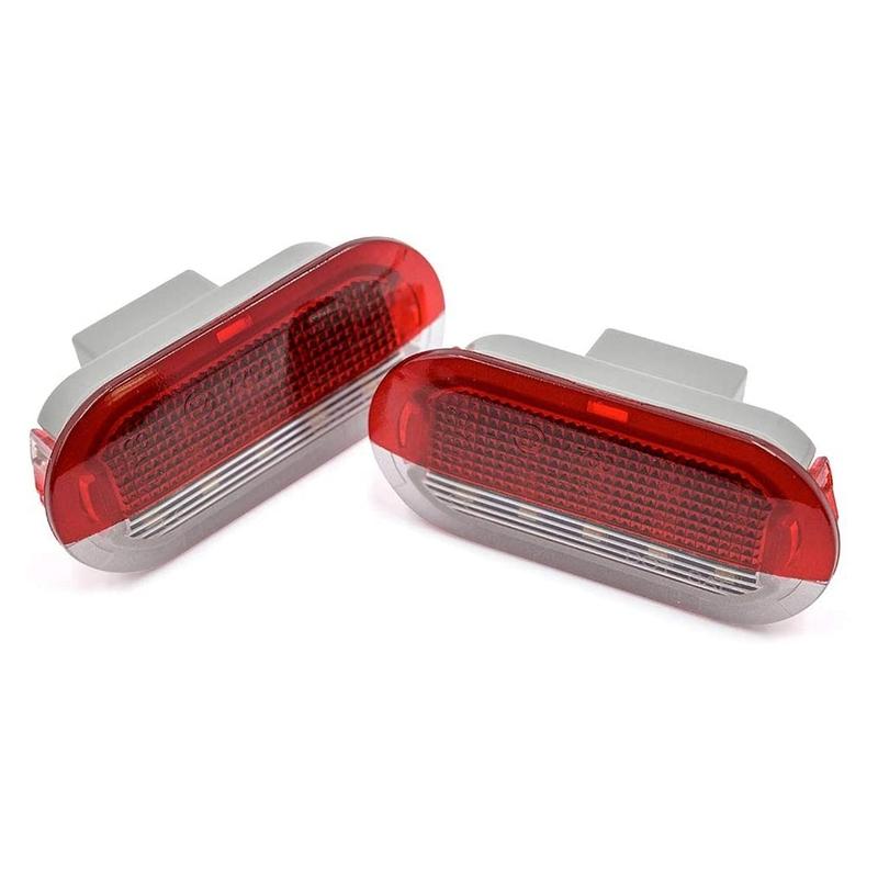 Powerful 2Pcs Led Door Courtesy Lights Under Warning Lamps For Golf 4 Mk4 Bora 6R 1J0 949 105A 1J0949105A 1J0947413