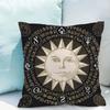 Tarot Sun and Moon Cushions Double-sided Printing Pillows Decorative for Bed  of Modern Sofa Pillow Cover Decoration Living Room
