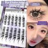 Comic Style Black Swan False Eyelashes Without Glue 6 Rows Fake Eyelashes  Party