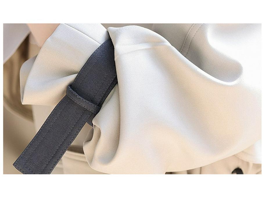 Женский тренч премиум-класса для миниатюрных, Осень 2024 - Омолаживающий и стильный для начала осени