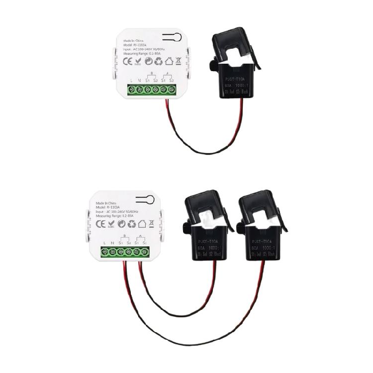 Multifunction Power Voltages Current Meter WiFi Energy Clamps Bidirectional Meter Intelligent Home Energy Monitors