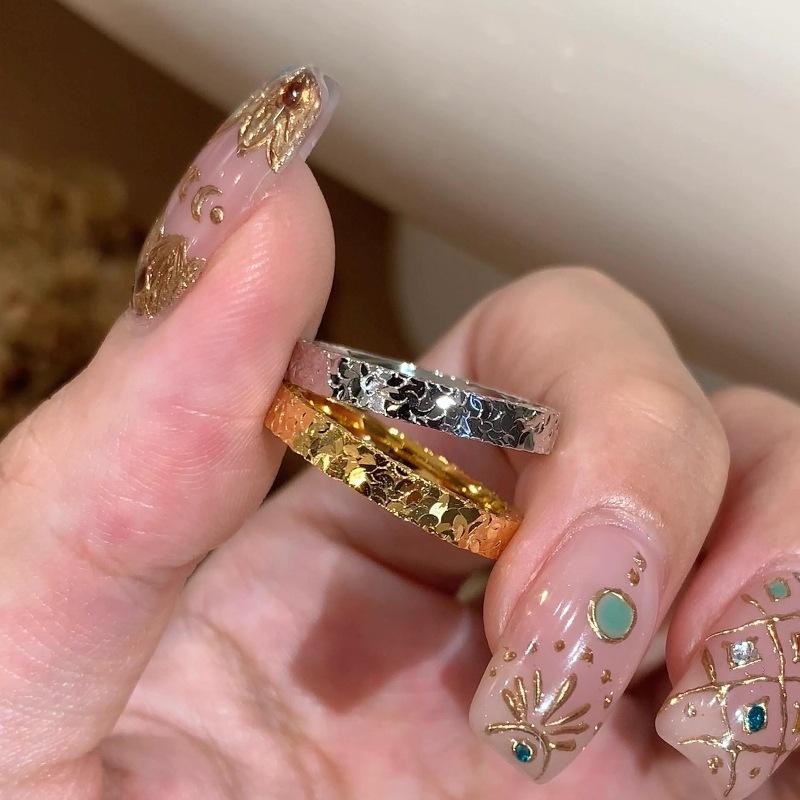 Цыганская звезда Удар молотом Дробленый лед Ледяное кольцо Супервспышка Продвинутая легкая роскошь Темперамент Ношение в несколько рядов Изысканное простое кольцо на указательный палец