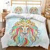 3D Bohemian Bedding Set King Queen Bed Duvet Cover Pillowcases 2/3pcs Animal Cover Set Kid Adult Gift Exotic Style