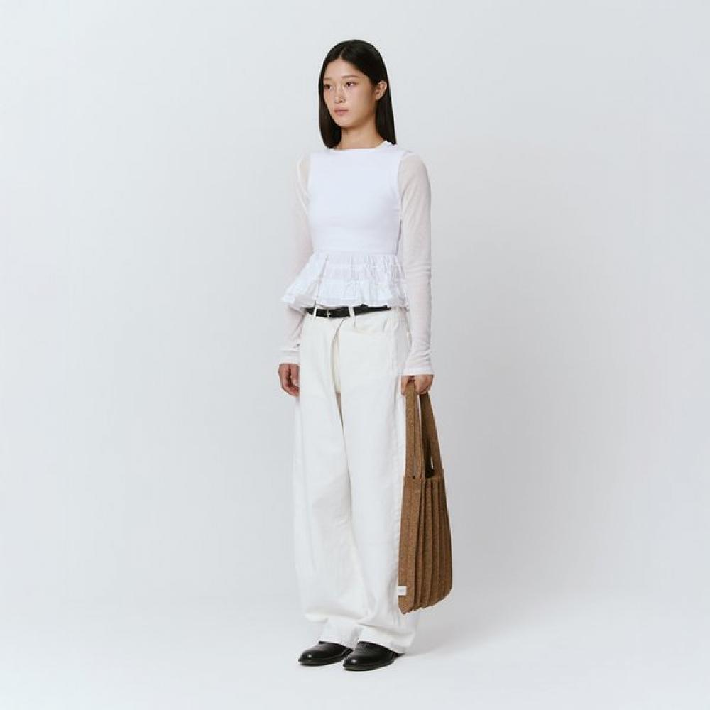Pleatsmama New Shoulder Bag Glitter Camel
