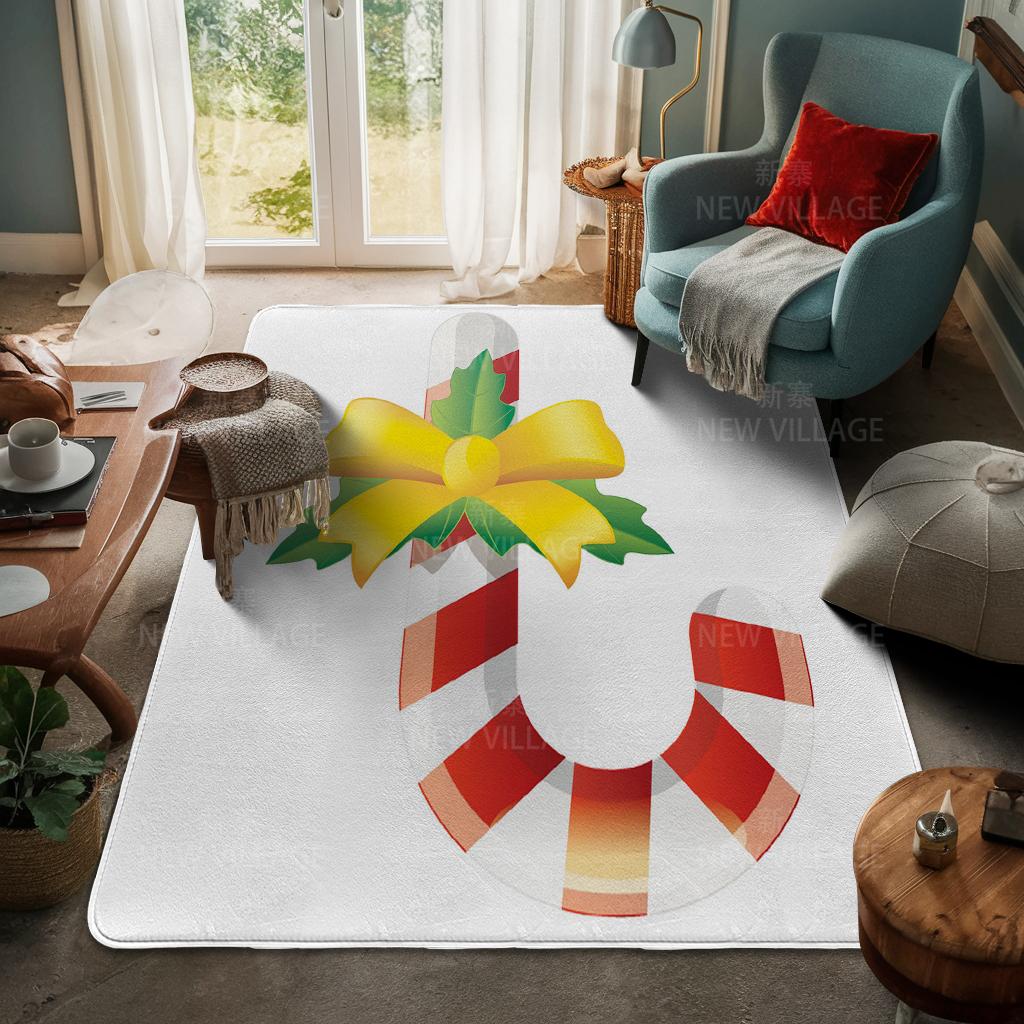 Ковер у входа в дом Домашний коврик у двери Гостиная Ванная Комната Ноги ванная комната Нескользящие коврики с водопоглощением для ванной Счастливого Рождества зима