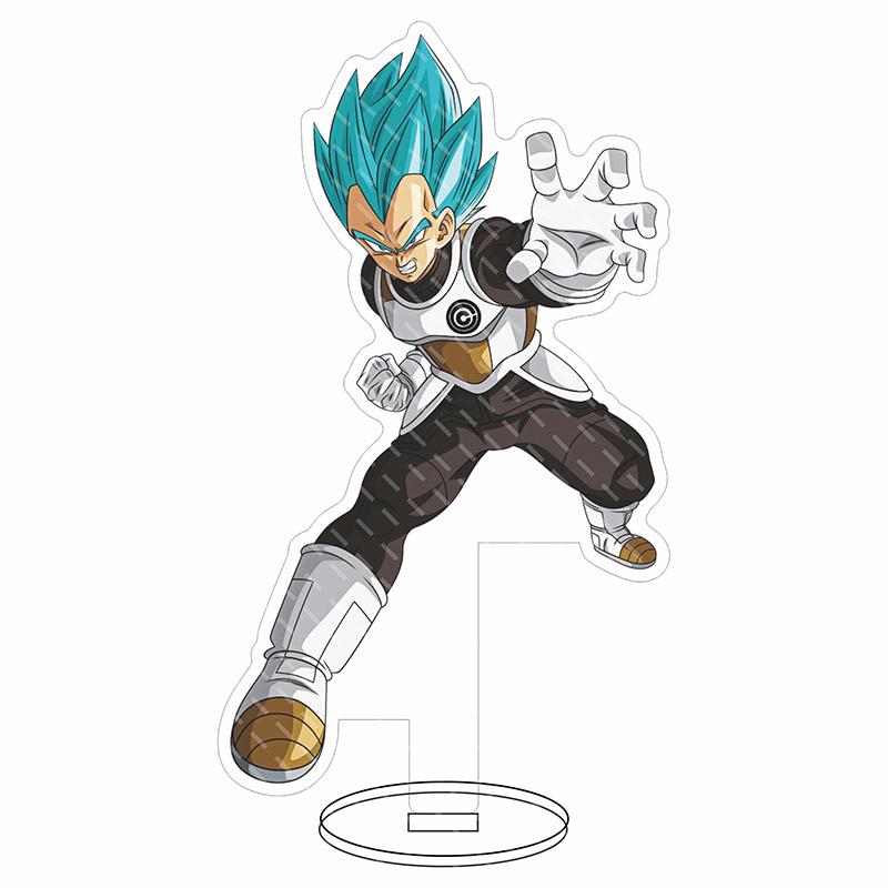 Аниме Dragon Ball Z Акриловая подставка Супер Сайян Сон Гоку Гохан Веджета Гогета Тракс Фриза Замасу Шенрон Пикколо Фигурка Игрушка Кукла