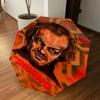1pc Jack Nicholson The Shining Automatic Open/Close Umbrella Compact Folding Umbrella with 8-Rib Shaft lightweight esign, for Women/Men1201A