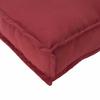 Cushions 4 pcs Burgundy 40 x 40 x 8 cm Oxford Fabric