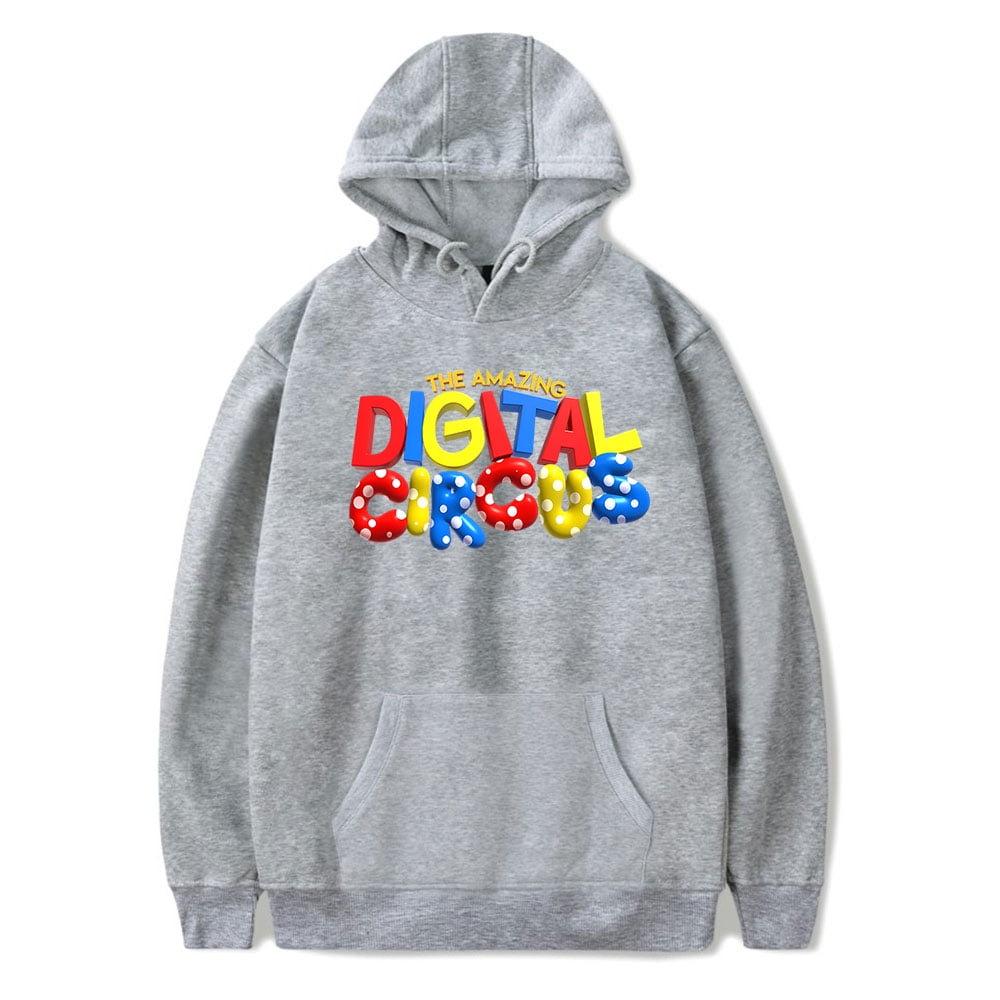 Толстовки с капюшоном для мужчин и женщин с цифровым цирковым принтом, осенние повседневные пуловеры с капюшоном, модные толстовки в стиле хип-хоп, одежда