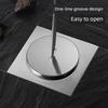 Thickened 304 Stainless Steel Cleaning Access Point for Floor Drain, Floor Cleaning Outlet, Balcony Kitchen Drain Pipe Inspection Port