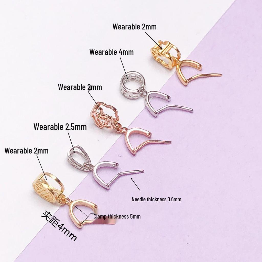 Подвеска из стерлингового серебра 925 пробы с кристаллами и нефритом, застежка и клипса с пуговицами - Бесплатная доставка