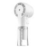 Portable Humidifier Fan Mini Handheld Mist Fan Portable USB Rechargeable Handheld Fan with Humidifier Mini Water Spray Hand Fan