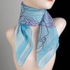 60cm Square Scarf for Spring and Summer Sun Protection Silk Scarf with Elegant Decoration Neck Protection Scarf with Gentle Temperament for Women