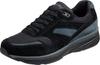 Asahi Medical Walk TR M035 Walking Shoes, Black, Size 24.0 Cm, 3E, with SHM Technology To Prevent Knee Problems