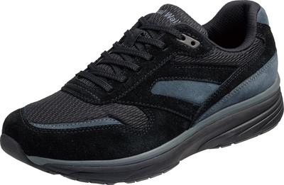 Мужские прогулочные кроссовки Asahi Medical Walk TR M035, Черные, Размер 25.5 см, 3E, с технологией SHM для предотвращения проблем с коленями