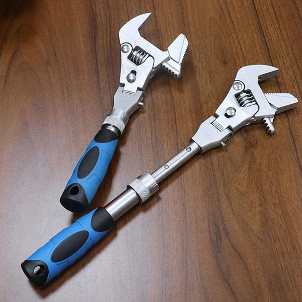 Flexible Telescopic Shaking Head Wrench with Rotating Head Torque Wrench Household Maintenance