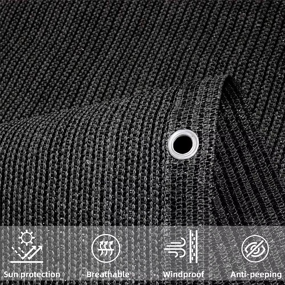 Waterproof Sun Shading Sails 3/5/6M Fence Patio Protection Net Fencing Net  Garden Porch Pool