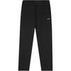 Li Ning Sports Lifestyle Series Solid Color Mid Waist Elastic Versatile Straight Casual Pants Men Bottoms Black AKLU283-1