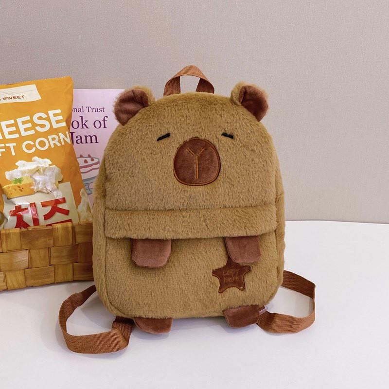 Soft Plush Childrens Backpack With Lightweight Design And Anime Character For School And Travel