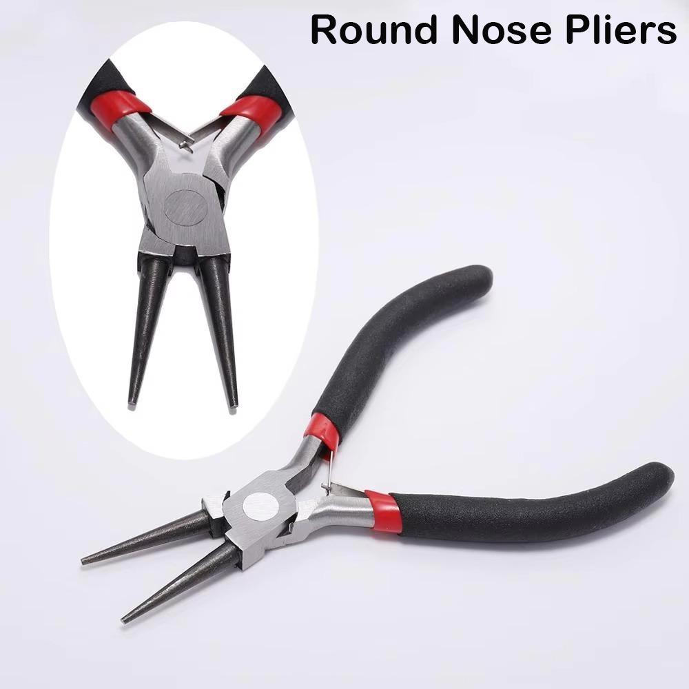 Carbon-Hardened Steel Jewelry Pliers Ferronickel Beadwork Repair DIY Wire Pliers