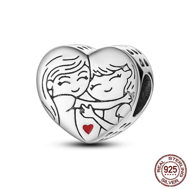 The New Pendant Beaded Charms Fit Bracelet 925 Sterling Silver Women DIY Fine Jewelry