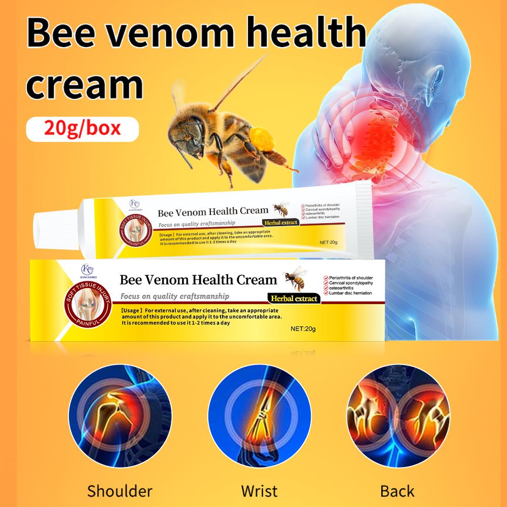 Крем Bee Pain Cream Free для снятия боли в костях, шее, мышцах, суставах, мышечных болях, успокаивающий гель Bee Care